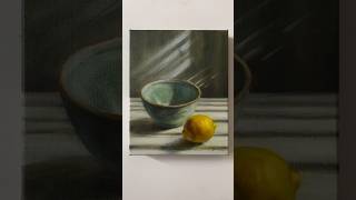 Oil on canvas #stilllifepainting #oilpainting #australianpainter #australianartist #lemonpainting