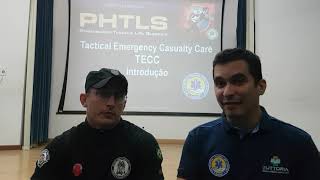 Curso TECC (APH Tático) da NAEMT no Brasil.