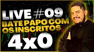 LIVE #09 - 4x0 OPERANDO O PURO PRICE ACTION NO OTC DA QUOTEX