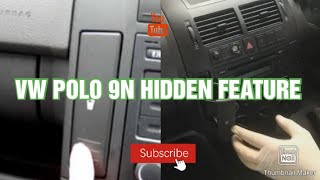 VW Polo 9n Hidden Cup Holder