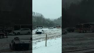 Here’s a video of our last snowstorm jeep flipped on 84 ￼