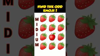 HOW GOOD ARE YOUR EYES 👀🤯| Find the odd emojiout challenge | #emojichallenge  #findthedifference