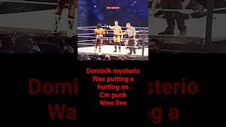 DOMINIK MYSTERIO DESTORY CM PUNK AT WWE LIVE #shorts