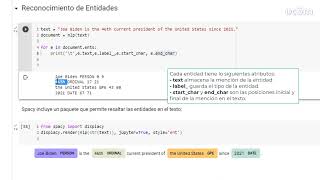 1.12. Spacy: una librería para PLN (parte 4: reconocimiento de entidades)