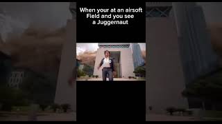 When you see a Juggernaut #tiktokviral #trending #shorts #funny #airsoft