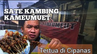 WARUNG SATE KAMBING TERTUA DI CIPANAS, DARI HARGA Rp. 5 Rb SEPORSI