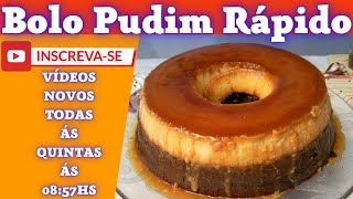 Bolo Pudim Rápido e Fácil De Fazer Em Menos De 15 Minutos