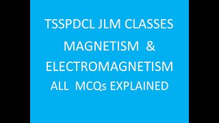 Magnetism & Electromagnetism All MCQS Explained.