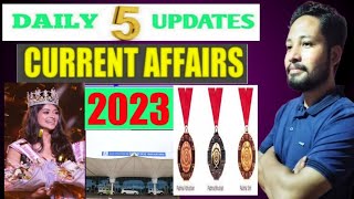 Current Affairs daily 5 updates