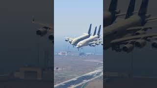 Gigantic Airplane Crashed with Airbus A380 During Landing #short #abortlanding #airbus