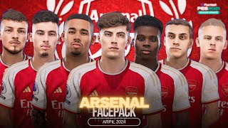 Arsenal Facepack Update Efootball Pes 2021 & FL24 (SIDER) PC