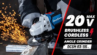 DongCheng 20V MAX Brushless Cordless Angle Grinder DCSM03-115 | What an Angle Grinder Can Do?