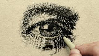 Make Eye Drawing look like Engraving