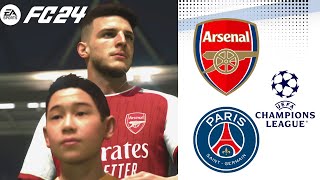 FC 24 - Arsenal Vs. PSG - Champions League 2025 Full  Match | PS5™