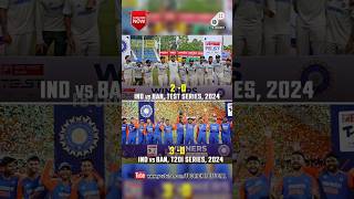 India whitewashed Bangladesh, winning both the Test and T20I series on home soil |#shorts |#trending