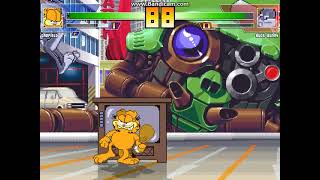 MUGEN battle #4960: Garfield vs Bugs Bunny