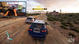 Forza Horizon 5 Gameplay | DESIERTO TRAIL in BMW X5 M | Thrustmaster T300RS Steering Wheel