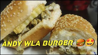 Low Budget Mazedar Andy Wla Burger 🍔🤩🥰