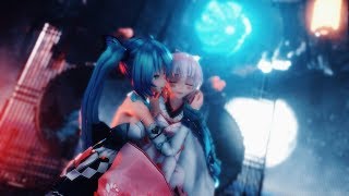 [MMD] Yoiyoi Kokon / 宵々古今(Miku,Luka)