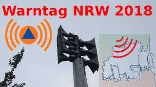 Warntag NRW 2018 - Sirenenprobe Köln - ECN 1800 Mastmontage