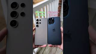 Samsung s24 ultra vs iphone 15 pro max zoom test #shorts