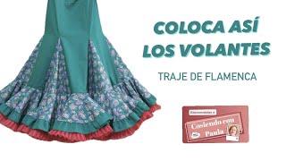 💃🏼 COLOCA ASÍ LOS VOLANTES EN EL TRAJE DE FLAMENCA