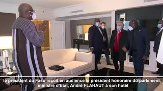 Séances de travail du président du Faso avec le ministre-Président de Wallonie Elio Di Rupo