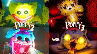 Chapter 2 & Chapter 3 ALL Jumpscares | Poppy Playtime