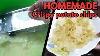 साल भर के लिए आलू के सफेद क्रिस्पी चिप्स बनाने का सटीक तरीका | Crispy Potato Chips Recipe