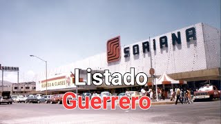 Listado Soriana Híper/MEGA Soriana Guerrero