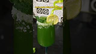 Mint Margarita Recipe/ How to make Mint Margarita 🍹💕#shorts#viral#shortsvideo #homemadefood