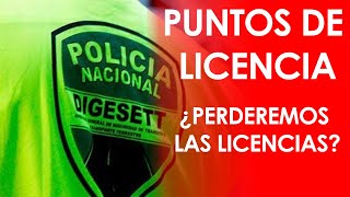 PUNTOS DE LA LICENCIA DE CONDUCIR. Cómo perderemos puntos en RD