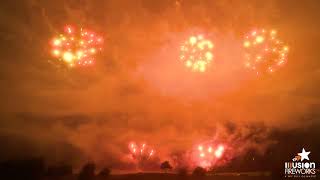 Illusion Fireworks Ltd Winning Display - Eastnor castle Firework Champions 2022