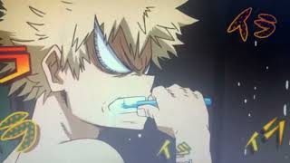 Bakugo’s Aggressive Teeth Brushing