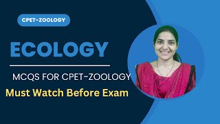 MCQs of Ecology CPET-Zoology 2024||#cpetzoology #pgentranceexam #cpet2024 #ecology