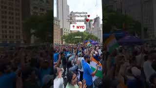 New York City after India wins 🏆💪 #indiacricketteam #worldcup2024 #rohitsharma #viratkohli#indiawin