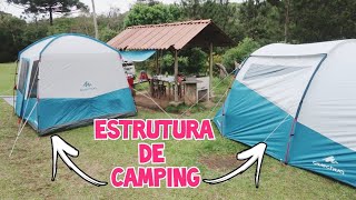 COMO MONTAMOS NOSSA ESTRUTURA NO CAMPING | Dudda Alves