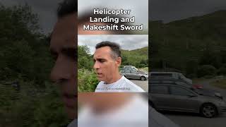 Highlander Tour 2024: Helicopter Landing and Makeshift Sword