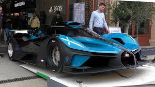 Bugatti Bolide Concept getting Onloaded in Munich