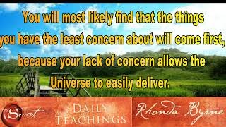 The Secret # Daily teachings # Rhonda Byrne # Day152