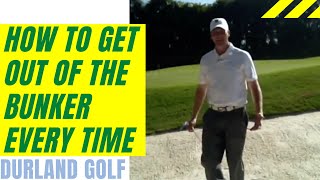 GOLF TIP | How To Get Out Of The Bunker Every Time