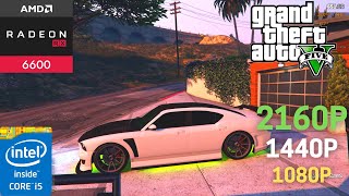 Gta 5 | RX 6600 8GB with i5 12400F | 1080p, 1440p, 2160p - Very High settings!