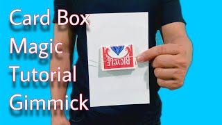 Card Box Magic Gimmick Tutorial [Reveals ]#mr_yut_magic #magic #magiciantricks