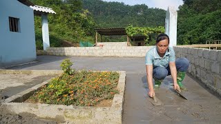 Full video 120 days Building Farm, Pour Concrete Yard, Build House, BUILD LOG CABIN - My Bushcraft