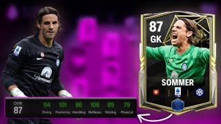 TEAM OF THE WEEK (totw) 85 RATED GOALKEEPER YANN SOMMER GAMEPLAY REVIEW #fifamobile #fcmobile