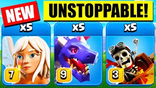 POWERFUL NEW DRAGON RIDER ATTACK STRATEGY ! New TH 14 3 Star War Attacks