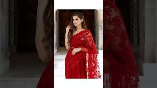 Red saree ideas 2024 #2024 #red #saree #design #viral #shorts #bridal #music