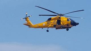 Coast Guard Jayhawk Fly By 2016