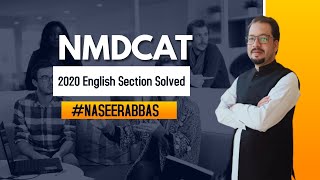 NMDCAT  2020 English Section Solved