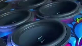 8 SUBWOOFER EVOK ÁUDIO TOCANDO FORTE